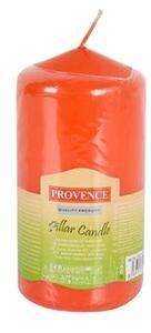 Provence Neparfumovaná sviečka Provence 12,5 cm oranžová