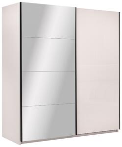 SKRIŇA S POSUVNÝMI DVERAMI, kašmírová, 200/210/62 cm MID.YOU - Skrine, Online Only