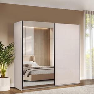 SKRIŇA S POSUVNÝMI DVERAMI, kašmírová, 250/210/62 cm P & B - Skrine, Online Only