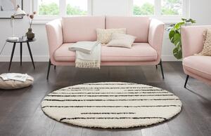Béžový okrúhly koberec ø 160 cm - Ragami