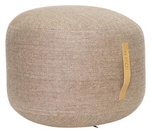 MUZZA Sedací puf round2 ø 50 cm hnedý