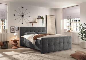 AMERICKÁ POSTEĽ, 160/200 cm, antracitová MID.YOU - Online Only spálne, Online Only