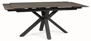Najlacnejsinabytok COLUMBUS rozkladací jedálenský stôl, hnedá / čierna