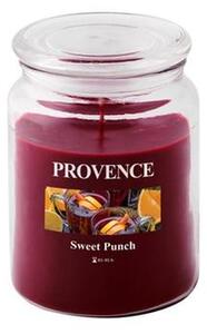 Provence Vonná sviečka v skle PROVENCE 95 hodín sladký punč