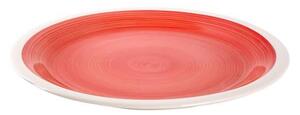 TORO Keramický plytký tanier TORO 26cm, červený