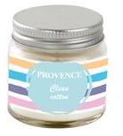 Provence Vonná sviečka v skle PROVENCE 24 hodín clean cotton