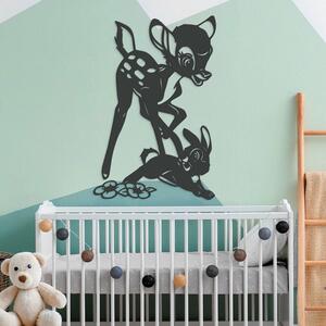 DUBLEZ | Nálepka na stenu pre deti - Bambi