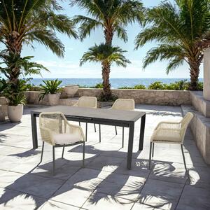 ZÁHRADNÝ STÔL, kov, plast, 200-260/96/76 cm Ambia Garden - Online Only záhrada, Online Only