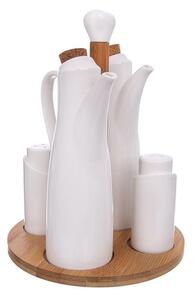 Porcelánová dochucovacia súprava BAMBU 4 + 1