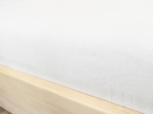 Benlemi Jednolôžkové prestieradlo z mikroplyše Zvoľte farbu: Biela, Rozmer: 70 x 160 cm