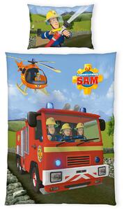 DETSKÉ OBLIEČKY POŽIARNIK SAM 100/135 cm - Online Only bytové doplnky, Online Only