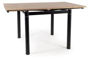 Najlacnejsinabytok GD-082 jedálenský stôl, dub Artisan / čierna