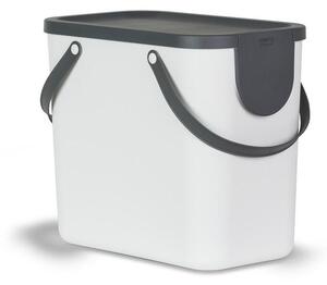 Kôš na triedený odpad ALBULA biely 25 l