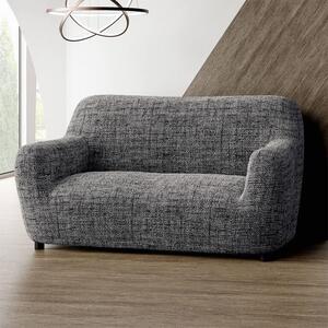 Bielastické poťahy VITTORIA šedá dvojkreslo (š. 120 - 160 cm)