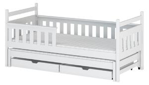 Detská posteľ so zábranou MATYLDA - 80x160, biela