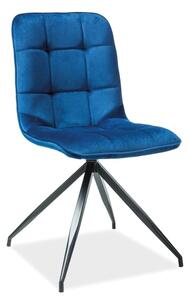 Najlacnejsinabytok TEXO jedálenská stolička, modrá