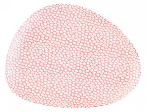 Lunasol - Tanier plytký trojuholníkový skin / biely 25,5 cm - Flow (491187)