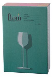 Lunasol - Poháre na biele víno 280 ml set 2 ks - FLOW Glas Platinum Line (321700)
