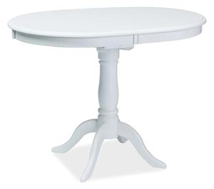 Najlacnejsinabytok DELLO rustikálny jedálenský stôl, biely