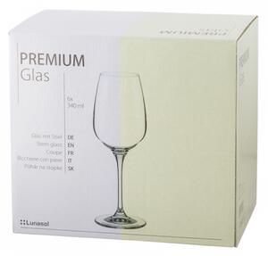 Lunasol - Poháre Sauvignon blanc 340 ml set 6 ks - Premium Glas Crystal (321800)