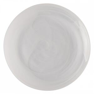 S-art - Tanier plytký biely 21 cm - Elements Glass (321901)