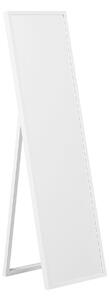 Zrkadlo stojace biele obdĺžnikové 40 x 140 cm