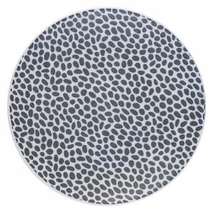 Lunasol - Plytký tanier Flow štrukturovaný biely/tmavozelený 15,7 cm (491223)