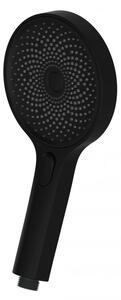 Ručná masážna sprcha 3 režimy sprchovanie, priemer 130mm, čierna / chróm SAMOA RAIN (60956)