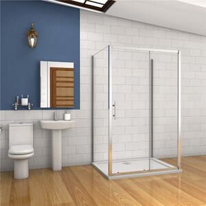 Viacstenné sprchovací kút SYMPHONY U3 110x90x90 cm s posuvnými dverami vrátane sprchovej vaničky z liateho mramoru