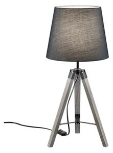 Stolná lampa TRIPOD E14/40W sivá H57,5m