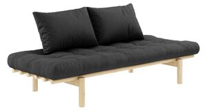 Šedá Pohovka Pace Daybed – Clear lacquered/Dark 77 × 200 × 75 cm KARUP DESIGN