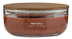 Sviečka WOODEN s dreveným knôtom, Cigary a whisky 240 g
