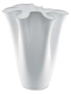 Váza WAVE OL00227 biela H40cm