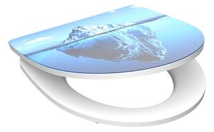 Duroplastové sedadlo so spomaľovacím mechanizmom HG SOFT-CLOSE Ľadová hora