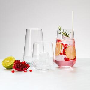 Lunasol - Poháre Tumbler 500 ml set 4 ks - Century Glas Lunasol META Glass (322171)