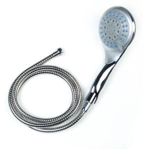 Set ručnej sprchy, hadice a sprchovacieho držiaku WELLY, chróm, DX6050C