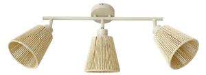 Stropné Lampa Lindby, Anuva, stmievateľné, Béžová, Obývacia izba, Papier / Kartón, Škandinávsky