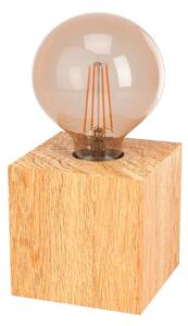 EGLO Vintage 43733 PRESTWICK 2 stolná lampička V100mm 1xE27 svetlé drevo