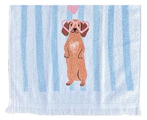 Kuchynský froté uterák s motívom jazvečíka Dachshund - 40*66 cm - Clayre & Eef
