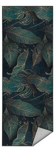 Prateľný behúň v petrolejovej farbe 80x200 cm Midnight Jungle – Mila Home