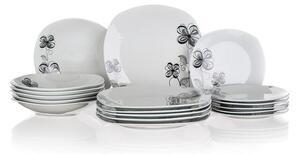 Porcelánová sada tanierov FLOREA 18 ks
