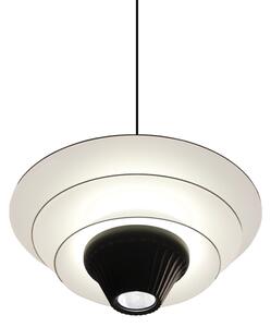 LED luster na lanku MANLEY LED/5W/230V čierna/biela