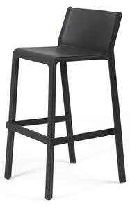 Stima Plastová barová stolička TRILL Odtieň: Antracite - Čierná