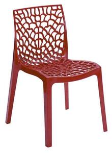 Stima Plastová stolička GRUVYER Odtieň: Rosso - červená