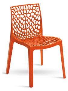 Stima Plastová stolička GRUVYER Odtieň: Oranžová - Arancio