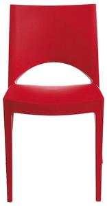 Stima Barevná plastová stolička ROMA Odtieň: Rosso