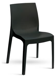 Stima Plastová stolička ROME Odtieň: Čierná - Antracite