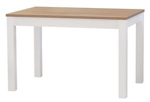 Stima Stôl CASA mia VARIANT Odtieň: Dub Hickory, Odtieň nôh: Biela, Rozmer: 120 x 80 cm