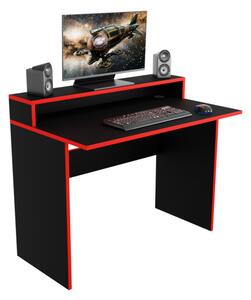 Počítačový herný stôl ADEPT, 100x86x50, čierna