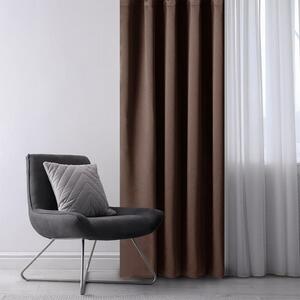 Zatemňovací záves blackout RESTILO tmavo hnedý 140 x 245 cm 1 ks